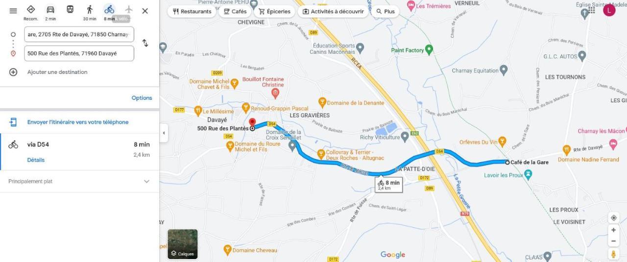 La Grange De Johanni Davaye Kültér fotó